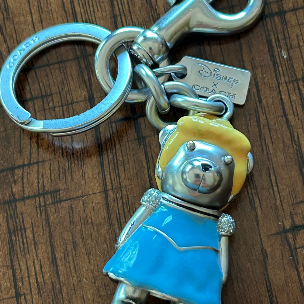 Disney x Coach Cinderella Bear Keychain
